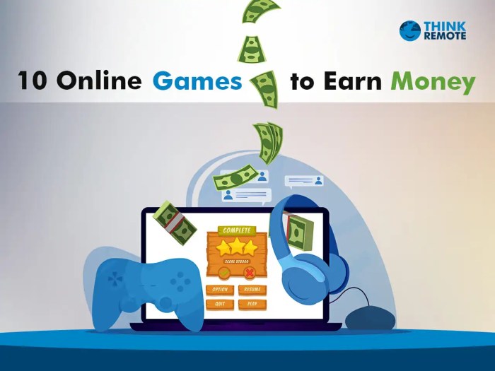 Earn money playing games